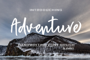 Adventure Font: A Modern Script Handwritten Typeface for Digital Brands