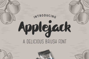 Applejack Brush Script Font for Modern Brand Identity