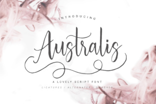 Australis Handwritten Font for Elegant Brand Identity