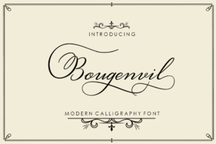 Bougenvil Script Font for Elegant Web Design