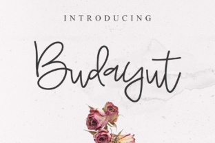 Budayut: The Monoline Signature Font for Handmade Brands