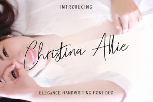 Christina Allie: An Elegant Handwritten Font Duo for Polished Branding