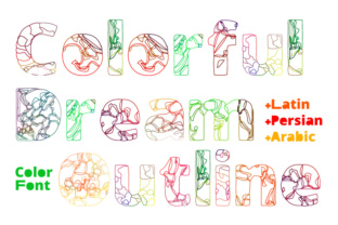 Colorful Dream Outline: The Ultimate Chromatic Font for Crafters