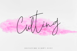 Culting: The Signature Monoline Font for Polished Branding