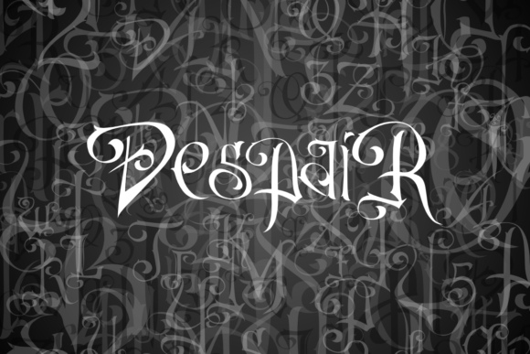 DespaiR Typeface: A Gothic-Calligraphic Review for Brand Identity