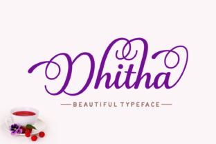 Dhitha Typeface: Elegant Script Fonts for Modern Branding