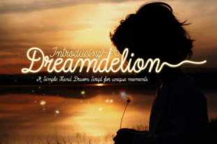 Dreamdelion: A Nostalgic Script Handwritten Font for Authentic Branding