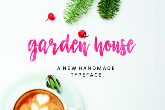 Garden House: A Premium Script Handwritten Font for Boutique Branding