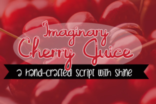 Imaginary Cherry Juice: The Retro Script Font for Scroll-Stopping Social Media Graphics