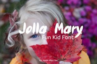 Jolla Mary: The Fun Script Handwritten Font for Kids’ Branding