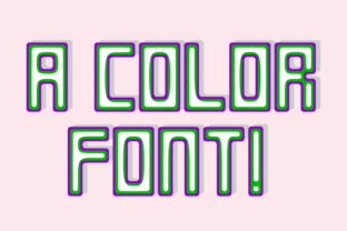 KayKhosrow: A Modern Color Font for Handmade Branding