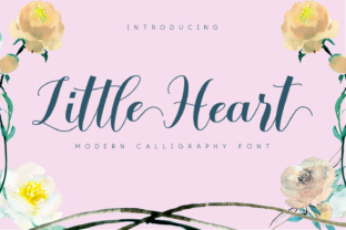 Little Heart: A Handcrafted Script Font for Elegant Branding