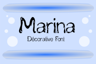 Marina: The Liquid-Inspired Decorative Font for Scroll-Stopping Campaigns