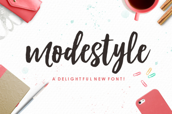 Modestyle Typeface Review for Handmade Branding