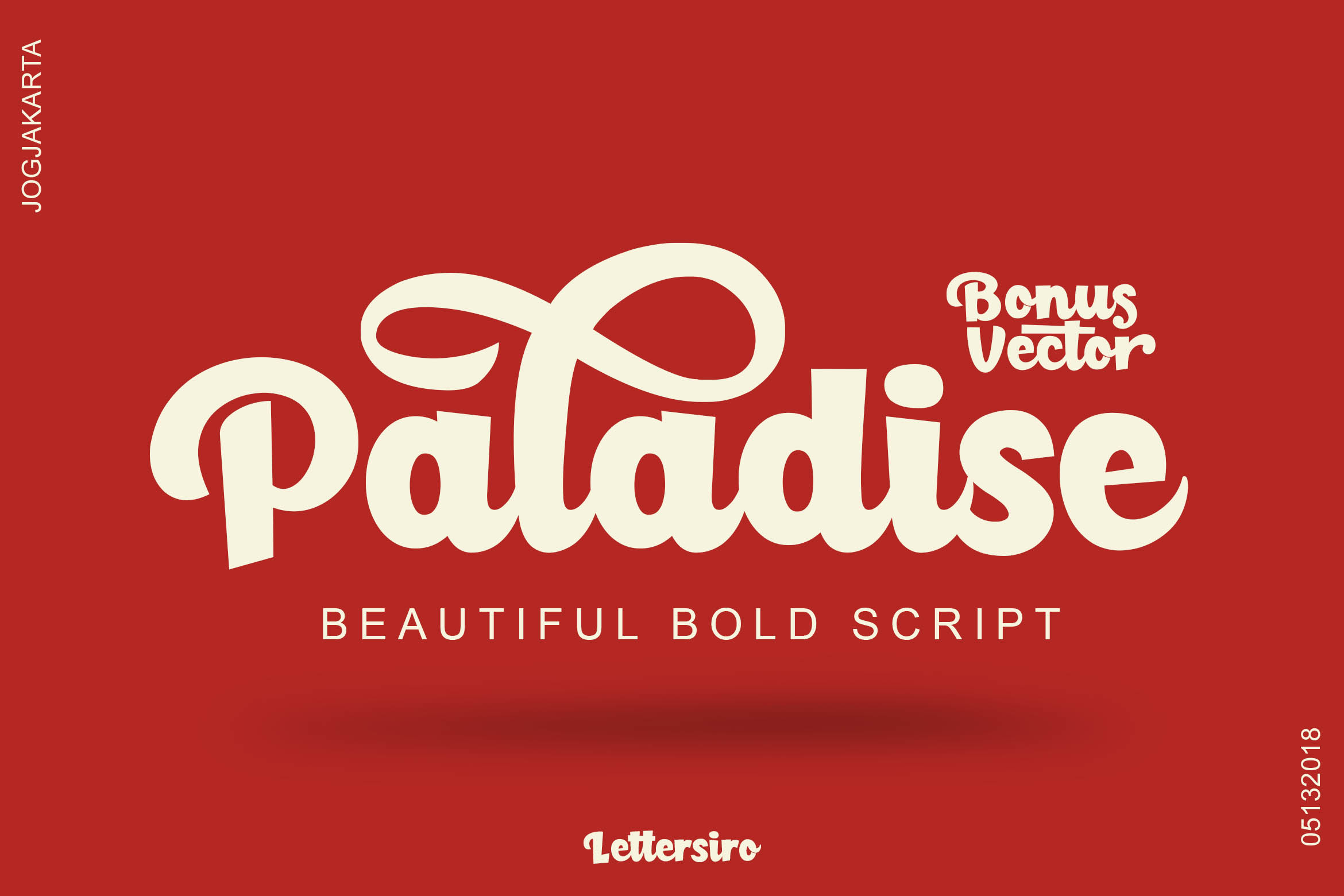 Paladise Display Script Font for Handmade Branding