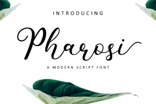 Pharosi: A Modern Calligraphy Font for Elegant Campaign Design