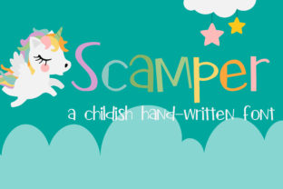 Scamper: A Whimsical Handwritten Font for Charming Craft Designs