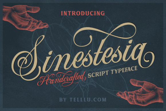 Sinestesia: A Stunning Handcrafted Script Typeface for Digital Branding