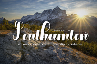 Southamton Font Review: Elegant Script for Handmade Brands