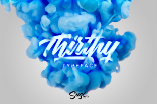 Thirthy Font Review: Bold Script Handwritten Design