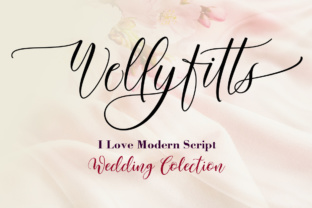 Wellyfitts: An Elegant Calligraphy Font for Editorial Design